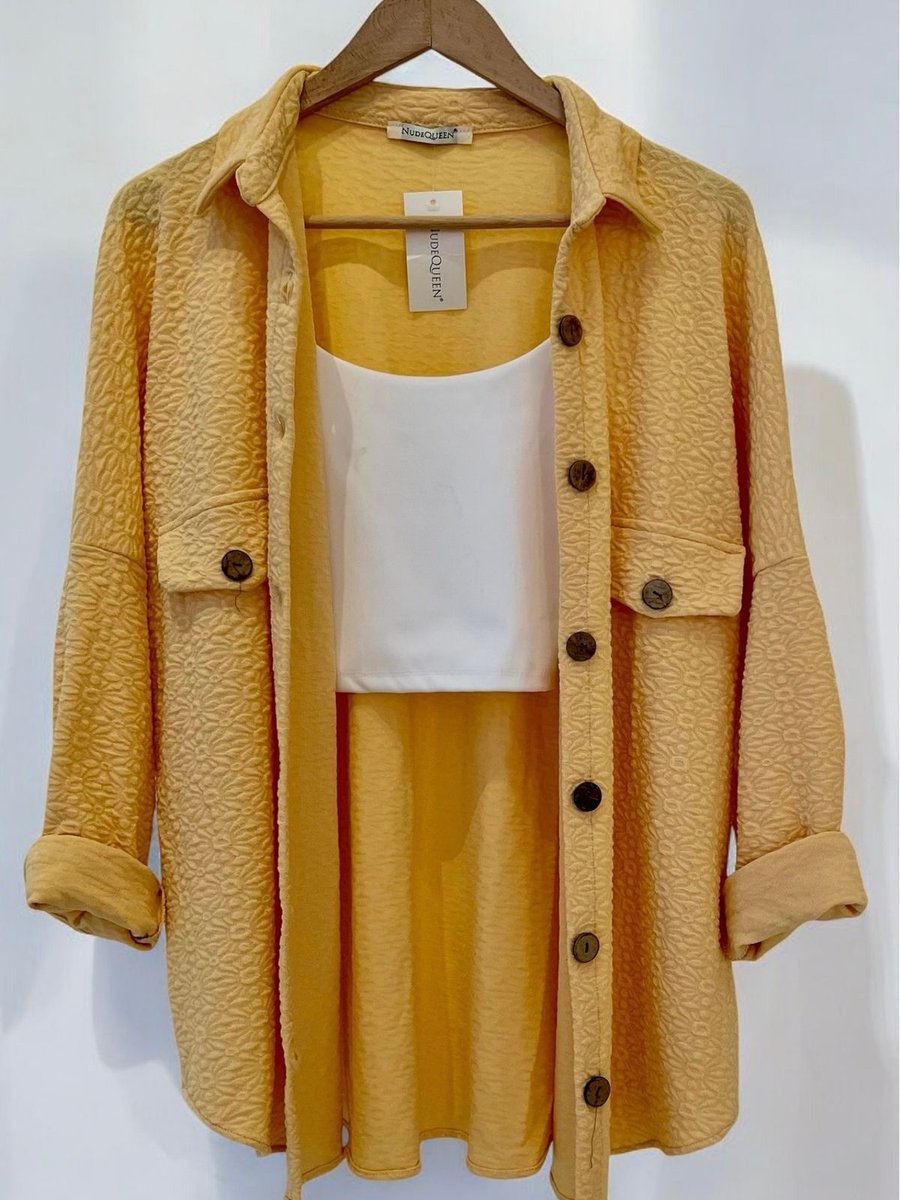 Bb Butik Basic Dokulu Ütü İstemeyen Oversize Gömlek Bb Dk90x01