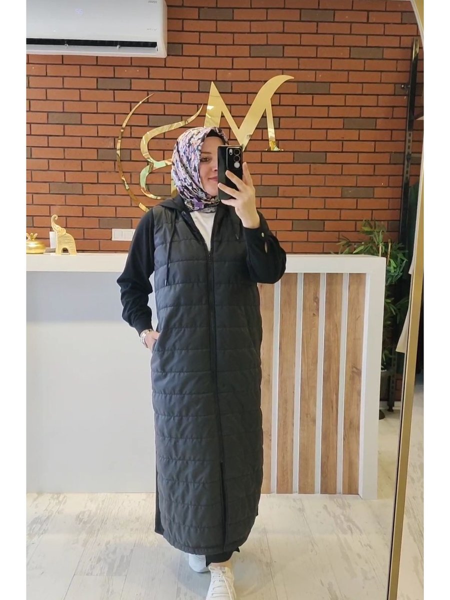 Meryemce Butik Tam Boy Kapitone Mont (geniş Kalıp. Beden Küçük Tercih Ediniz)