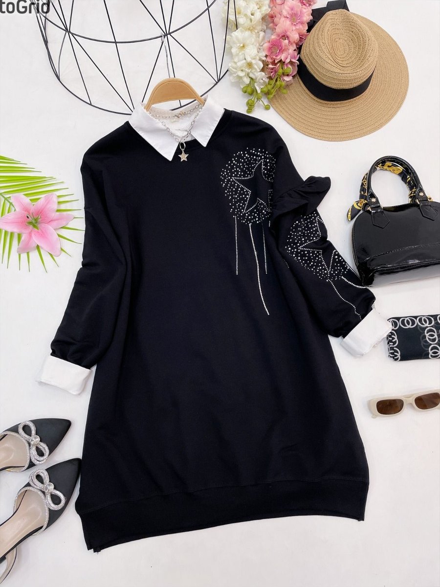 Yedilale Star Taş Detaylı Sweat