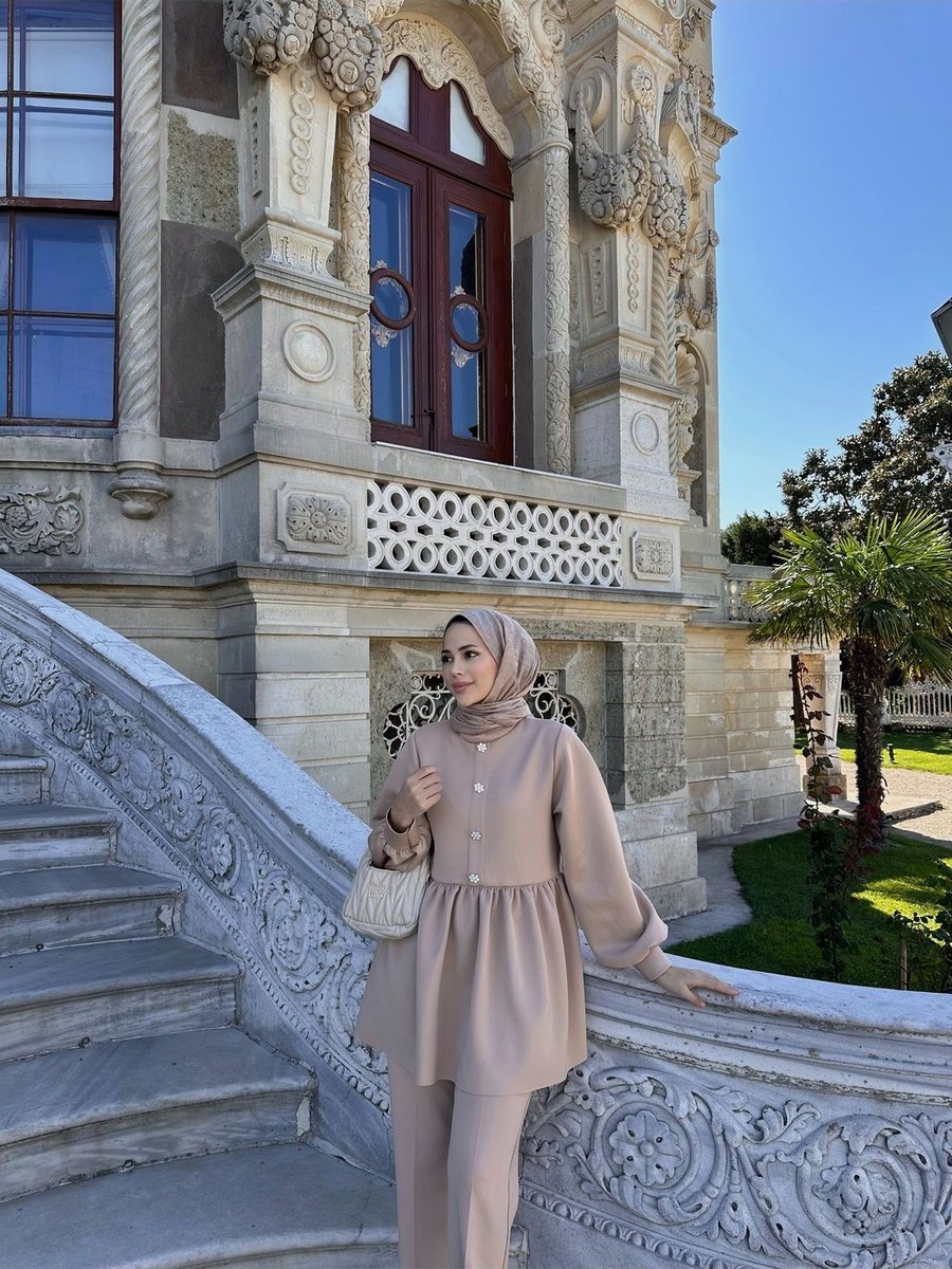 Ssdesing Özel Taşlı Scuba Takım Vizon