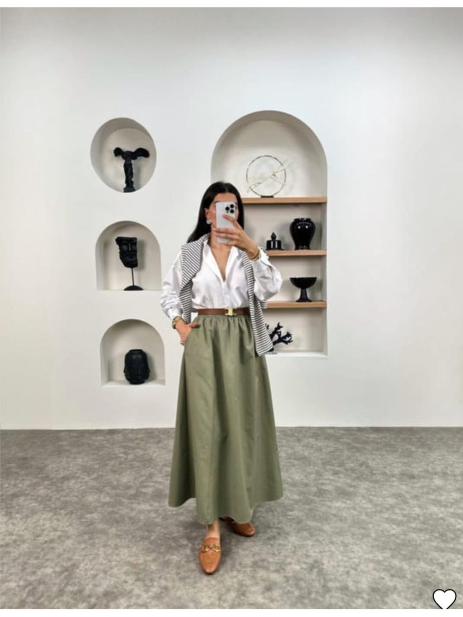 Lamatilda Lingerie Premium Gabardin Kışlık Kumaş Beli Lastikli Cepli Etek