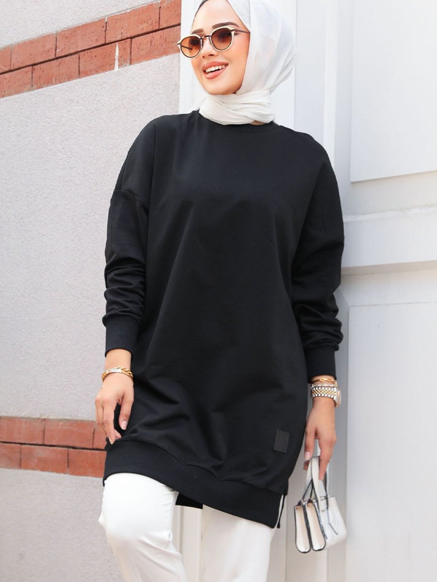 Neva Style Siyah Tunik
