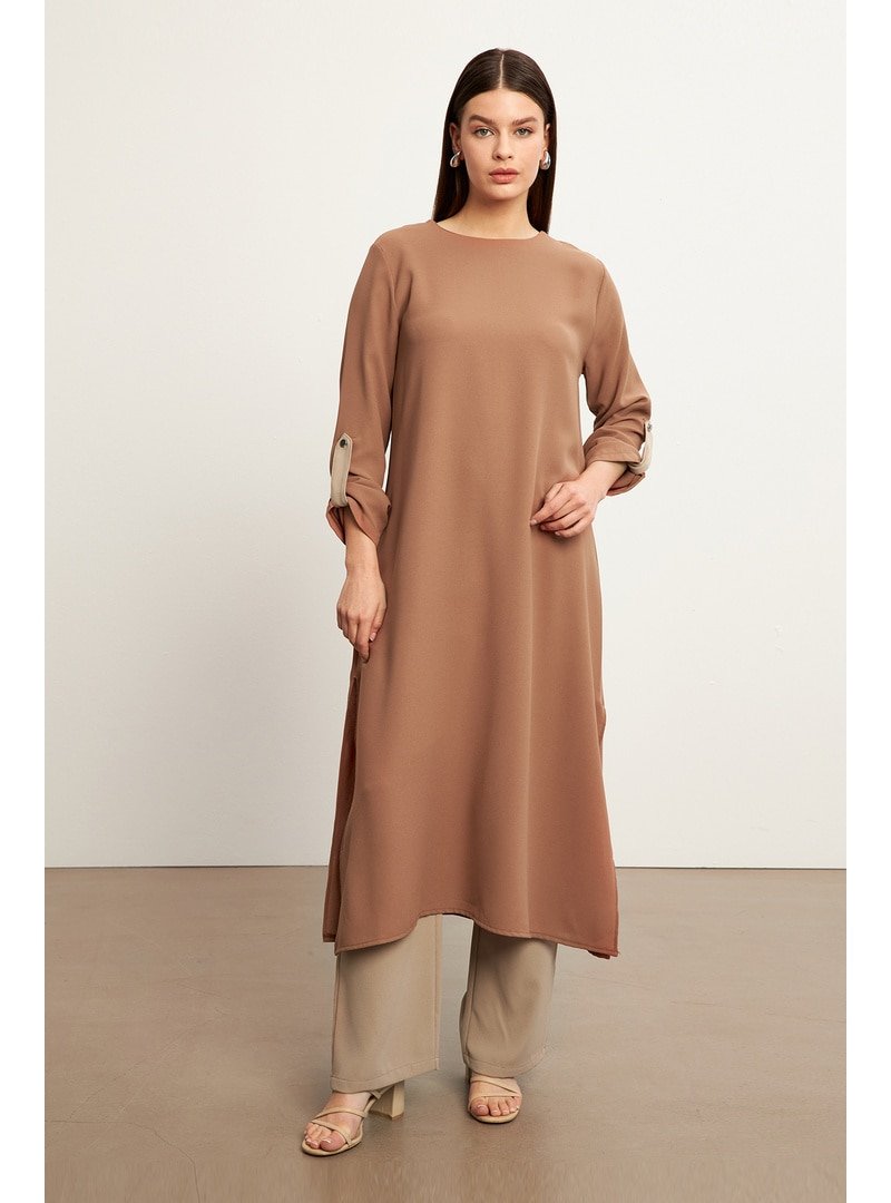 Vavinor Camel Afra Tunik Pantolon Takım
