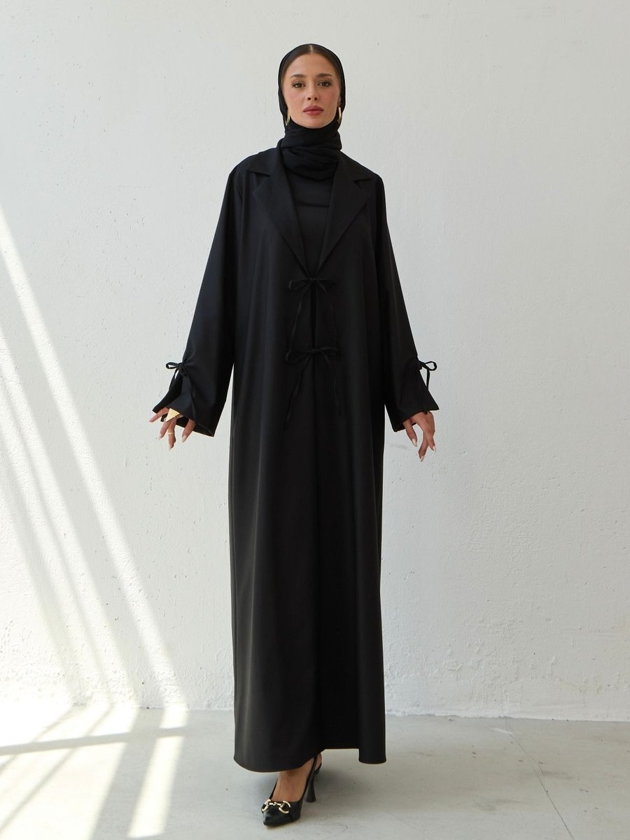Leyla Store Şık Bağcıklı Ferace