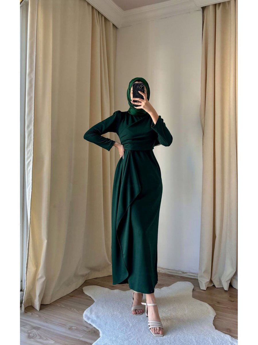 Moda Zeynaa Nalan Scuba Elbise