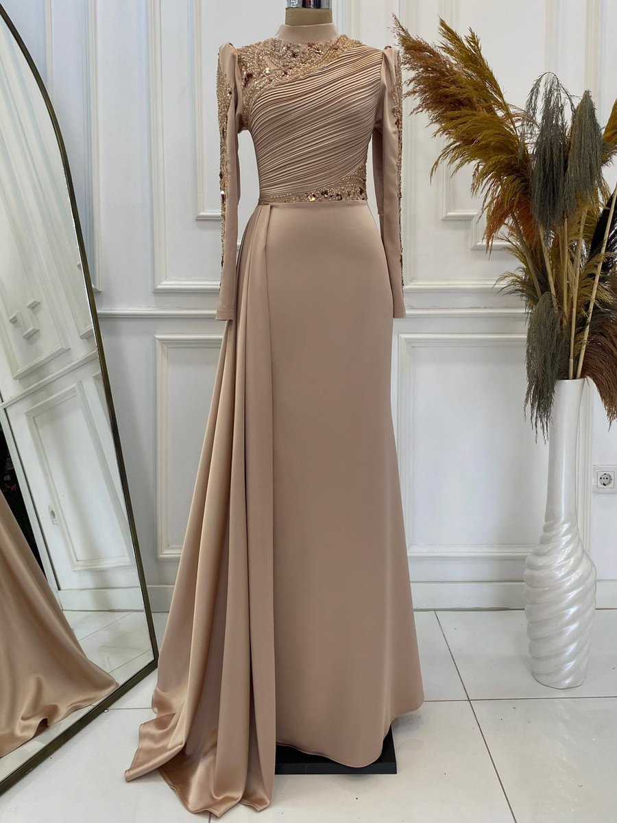 Lavienza Rose Leyla Abiye Elbise