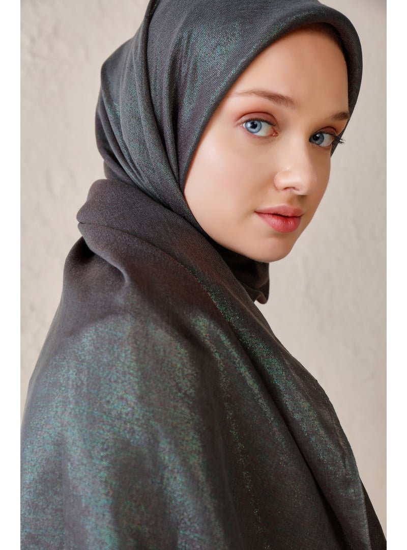 ŞALESS Füme Simli Abiye Şal