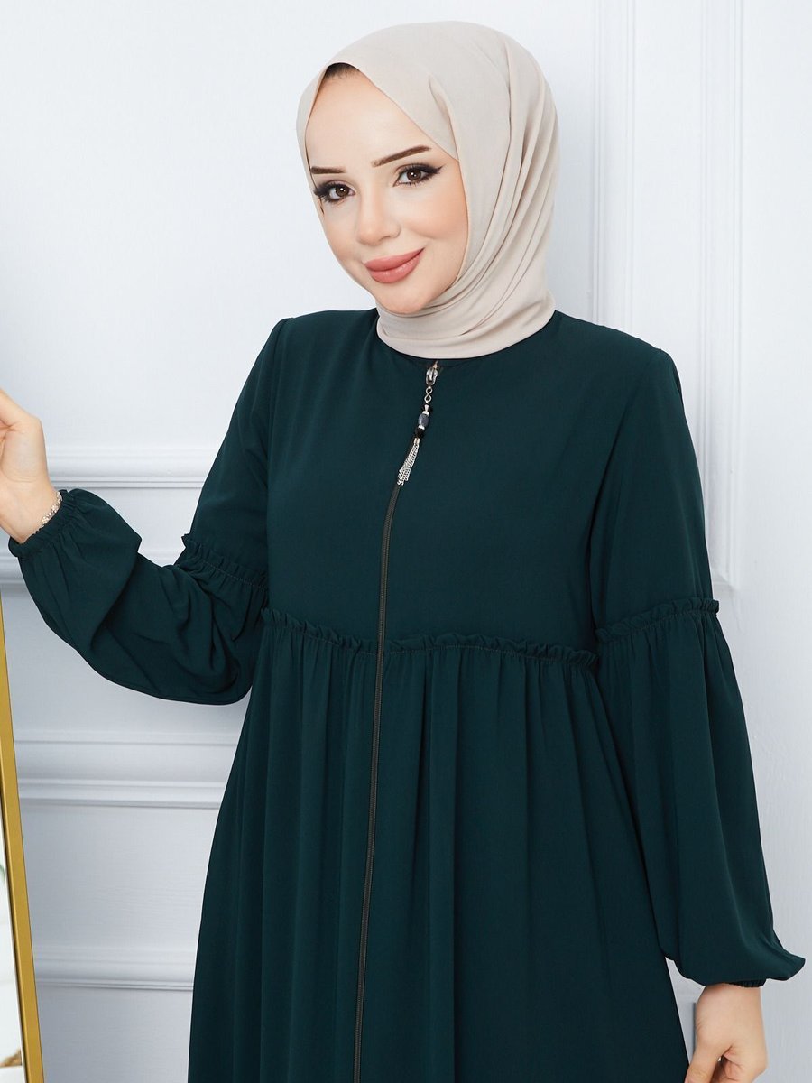 Esre Giyim Moda Esre Fashion Giyim Büzgülü Ferace
