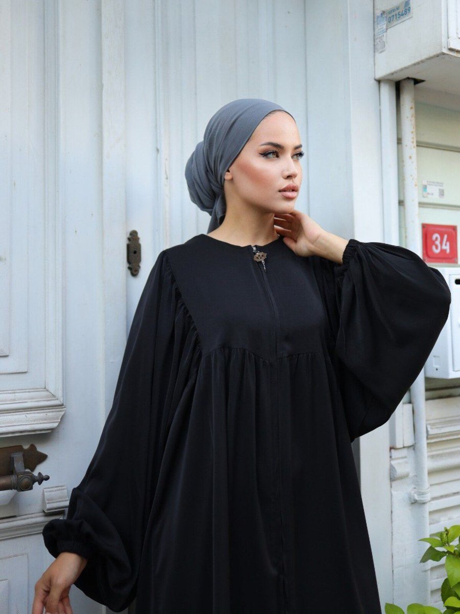 Nissra Balon Kolu Oversize Ferace
