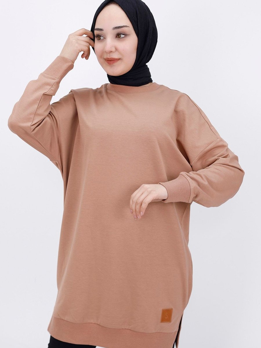 Puane 2ip Kumaş Basic Sweatshirt
