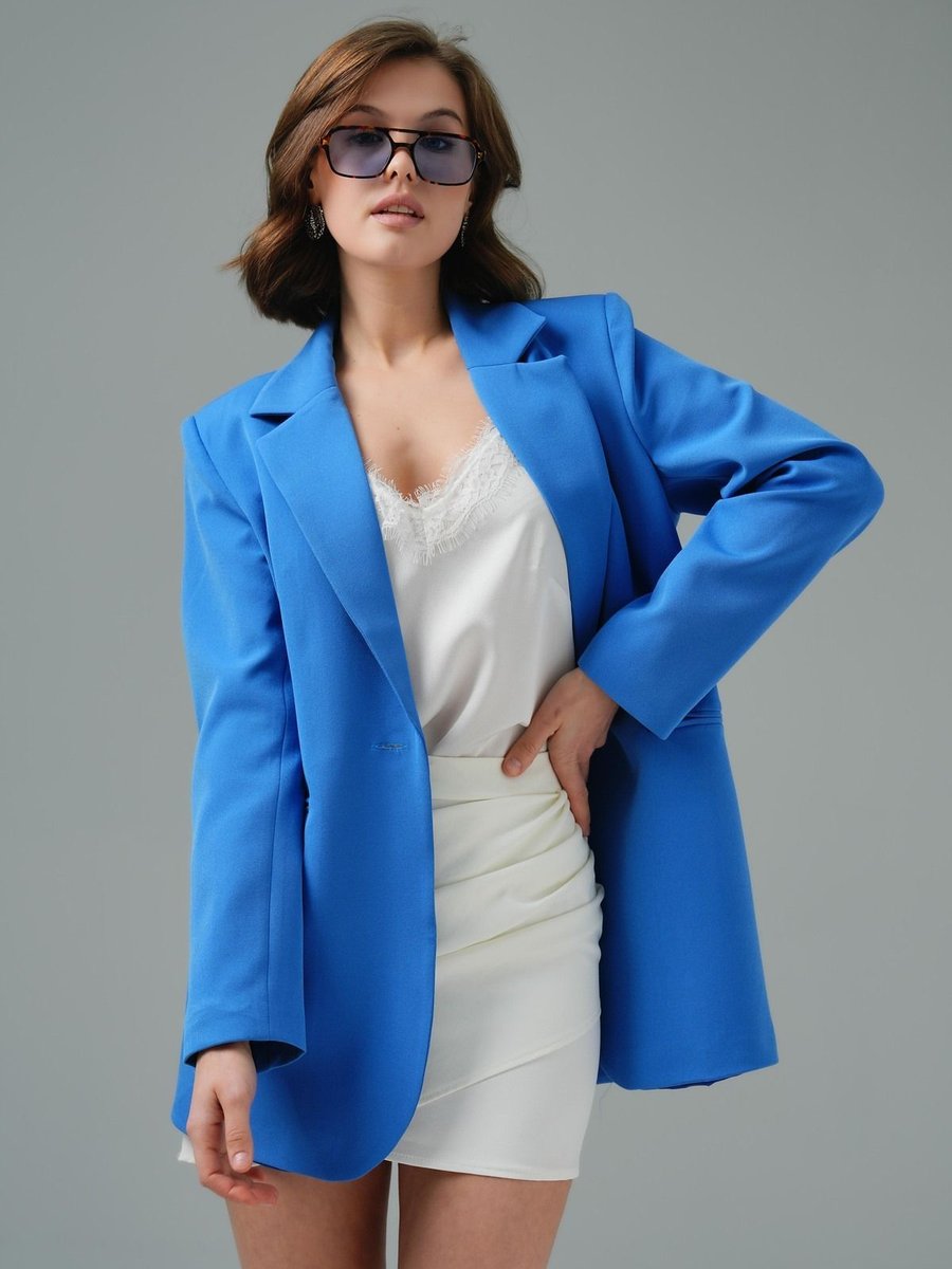Saade İndigo Blazer Ceket