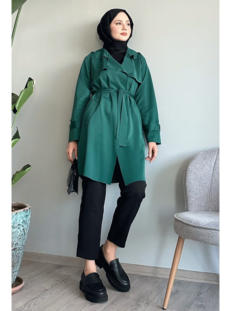 InStyle Rüzgarlı Yeşil Scuba Kap