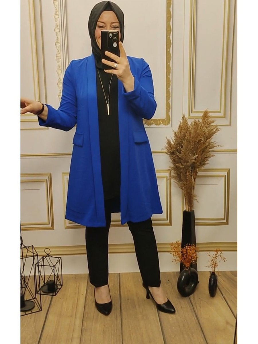 Meryemce Butik Şal Yaka Hüma Ceket (bir Beden Küçük Almanız Tavsiye Edilir)