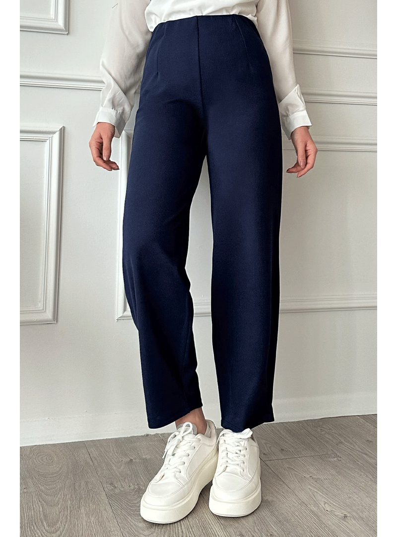 InStyle Havuç Model Pensli Lacivert Pantolon