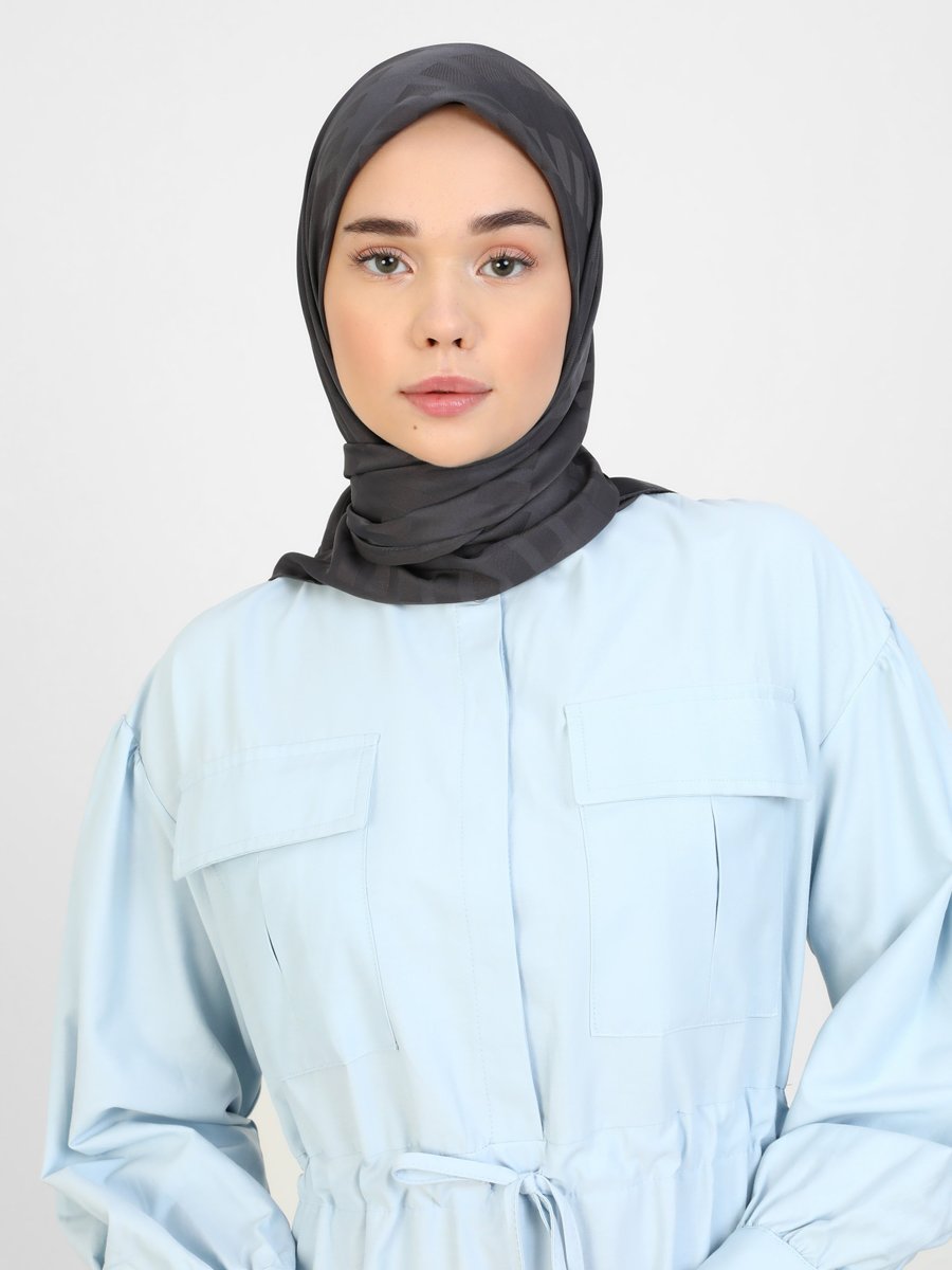 Tuva Krem Diamond Dörtgen Desen Eşarp