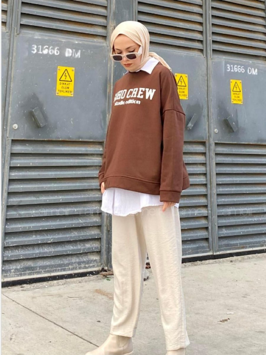 Tiamaygiyim Soho Crew Baskı Detaylı Sweatshirt