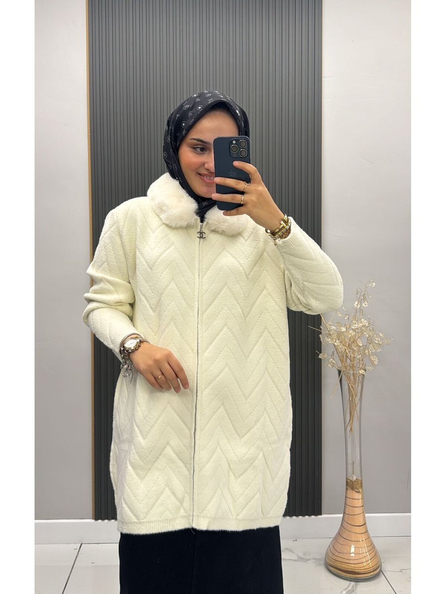 Marcha Angora Fermuarlı Hırka