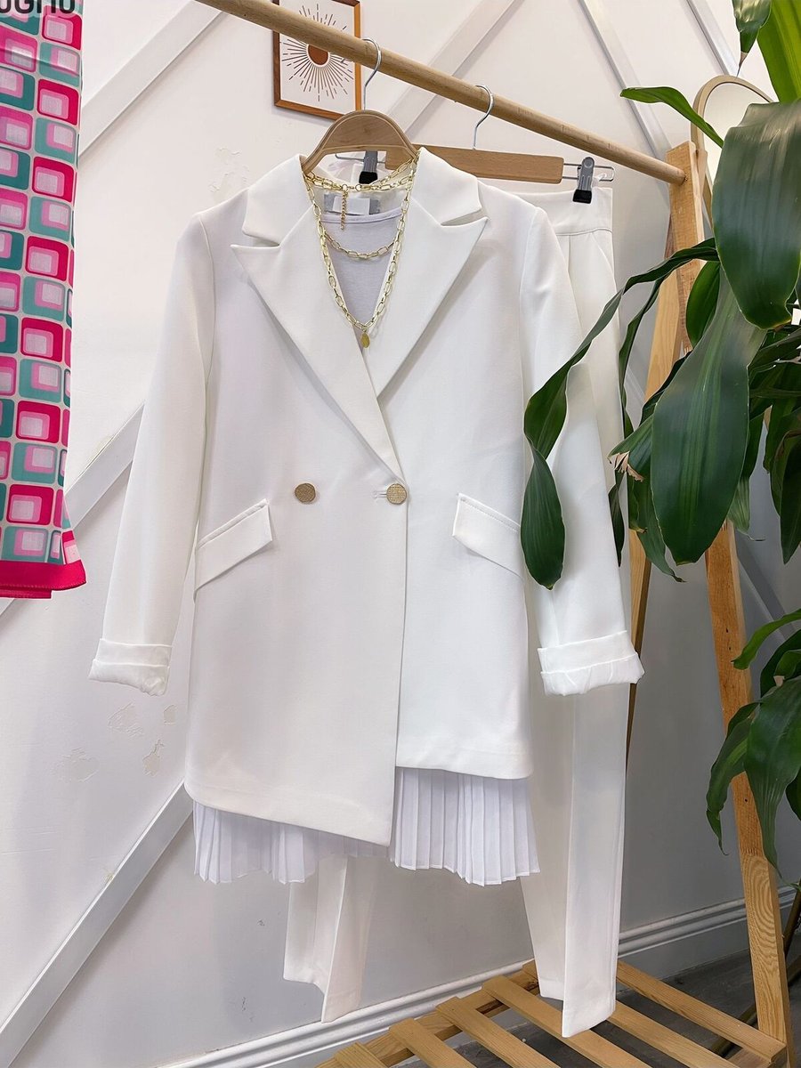 Yedilale İkili Kadın Blazer Ceket Takım