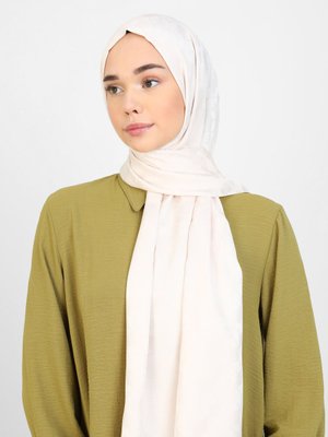 Tuva Krem Diamond Mermer Desen Şal