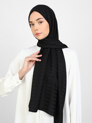 Tuva Siyah Diamond Mermer Desen Şal