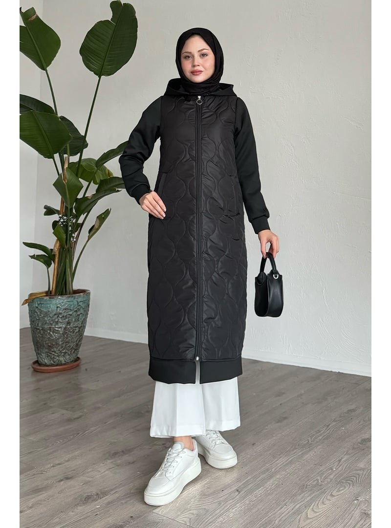 InStyle Scuba Garnili Siyah Kapitone Kap