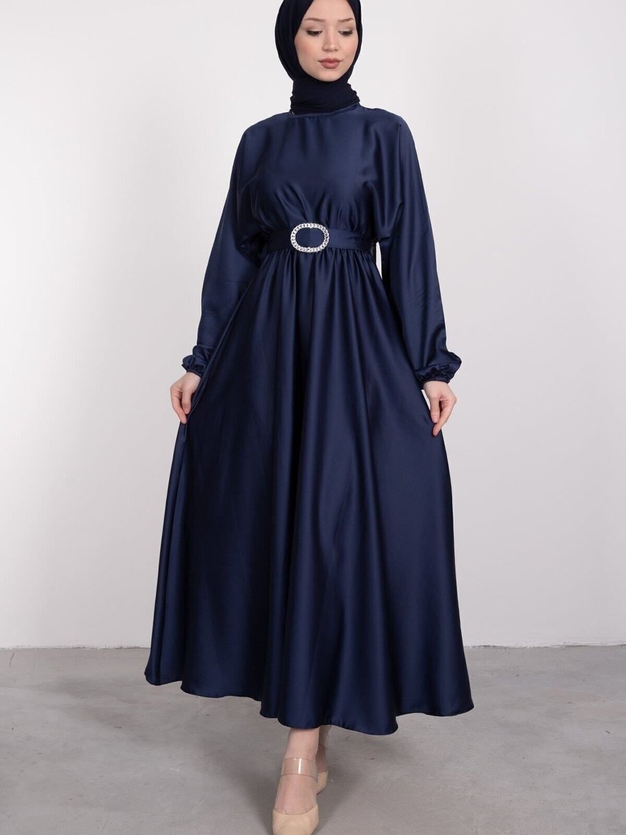 Moda Zeynaa Mevlana Saten Elbise
