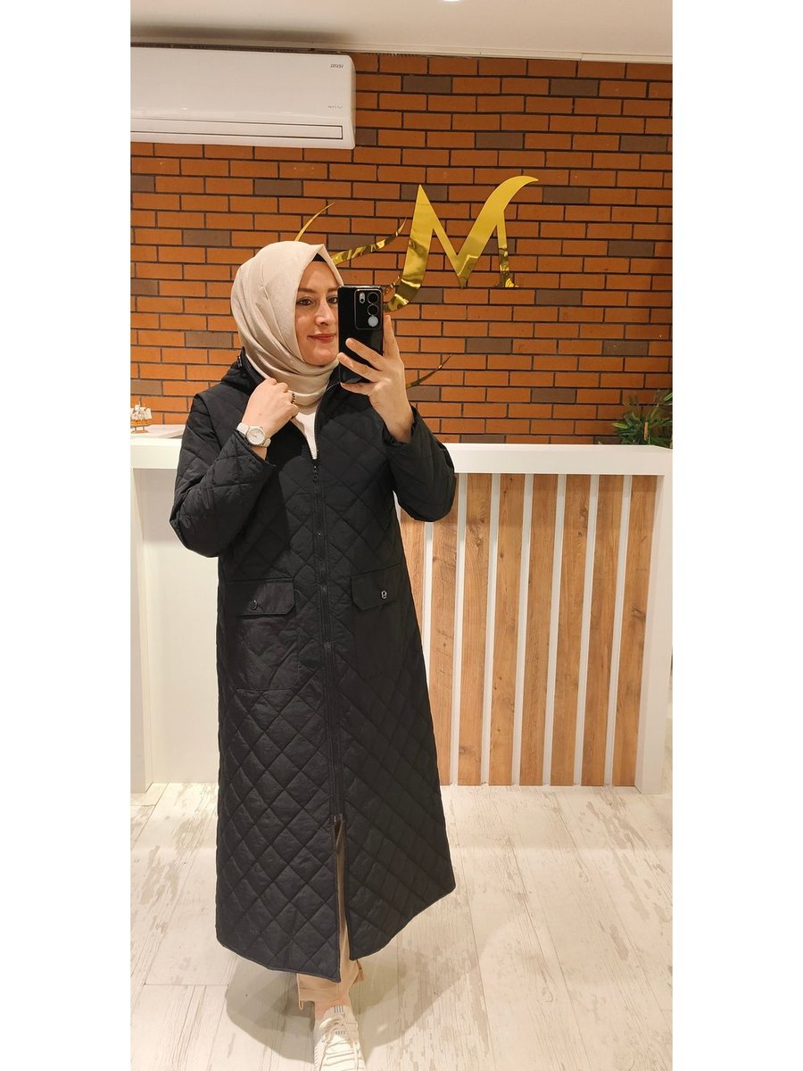 Meryemce Butik Su Geçirmez Kapitone Mont