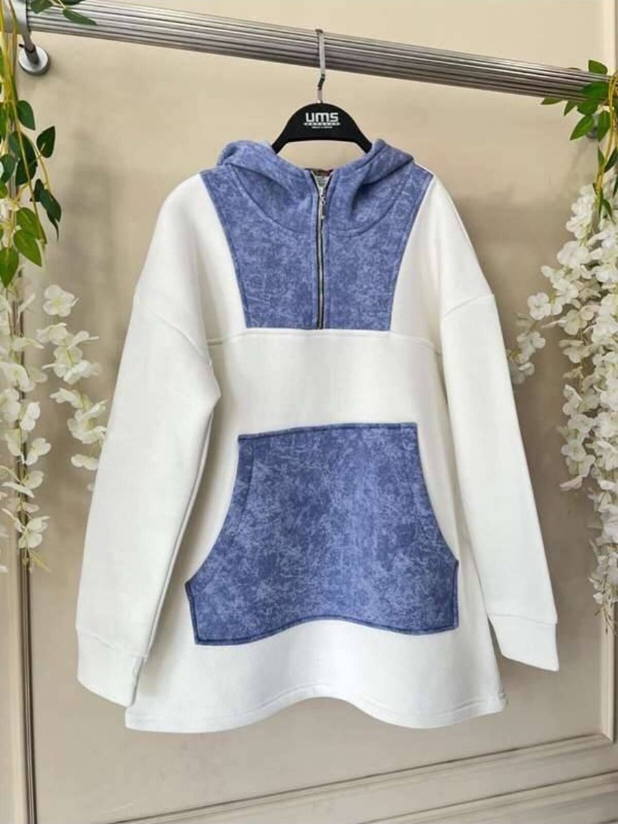 Ums Concept Şahin Kot Görünüm Üç İplik Sweat