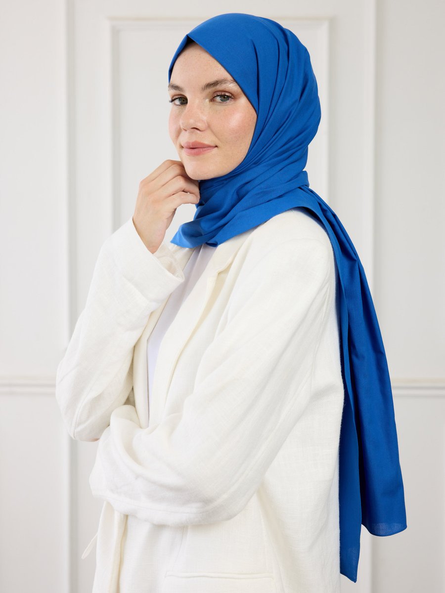 Pure Scarfs Pure Pamuk Şal İndigo