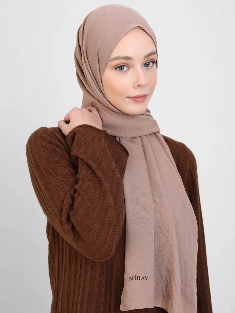 Miray Latte Pamuk Cazz Şal