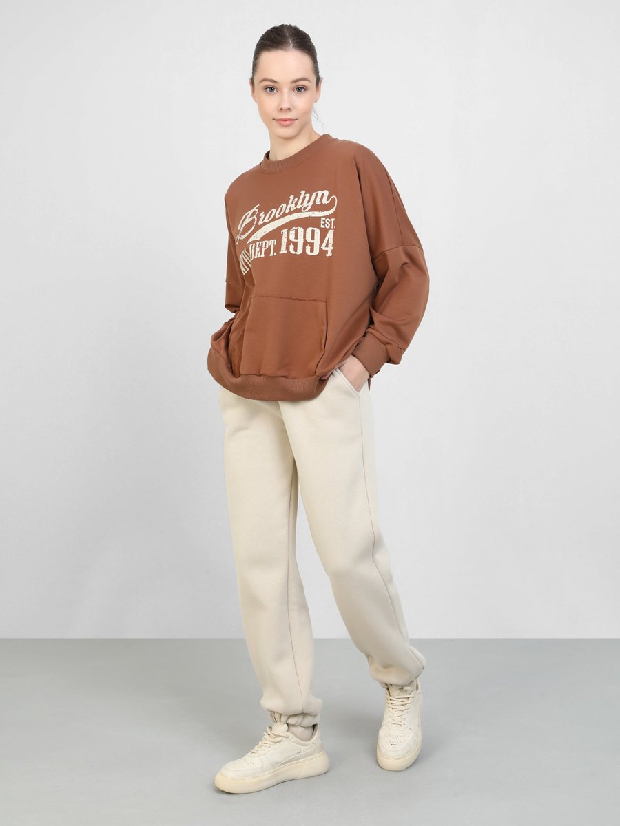 Benin Kemik Şardonlu Jogger Pantolon