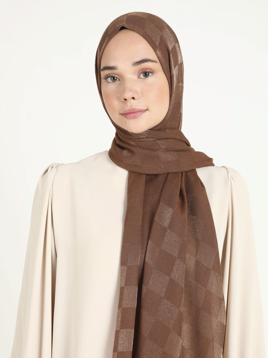 Miray Bakır Dama Karla Şal