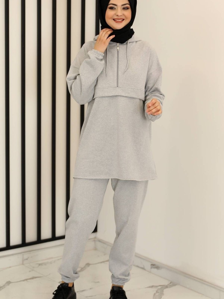 Fashion Showcase Ilk Eşofman Takım Gri Design