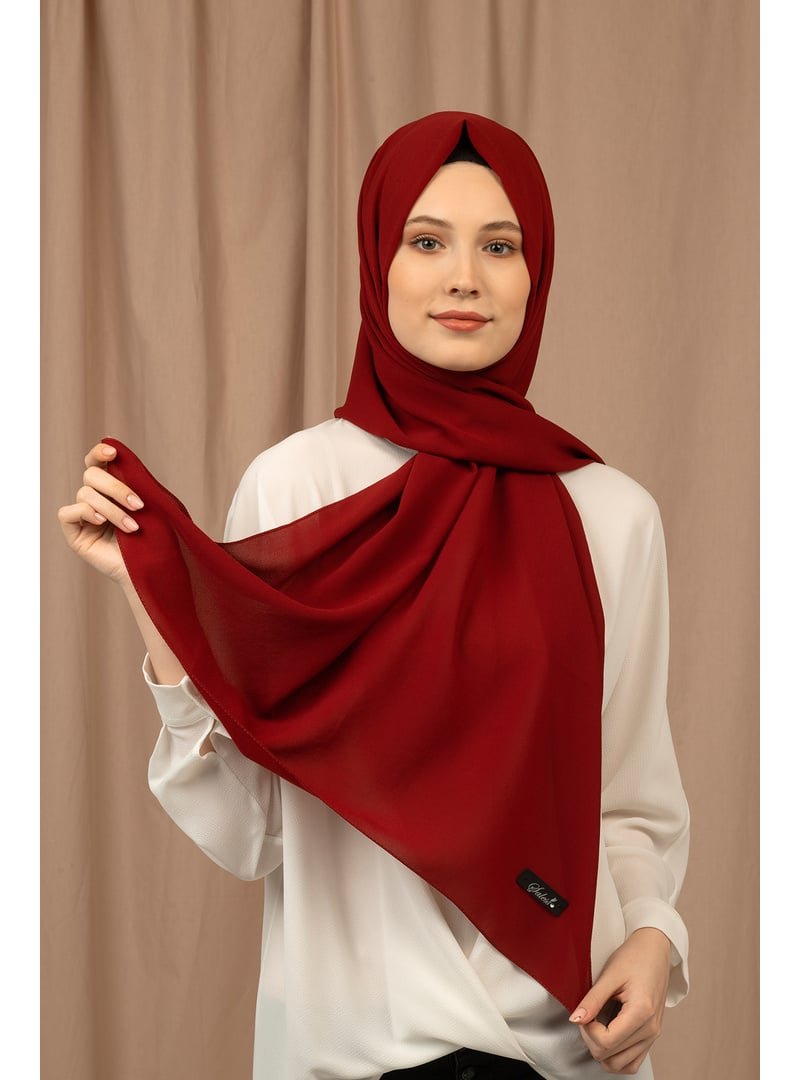 ŞALESS Bordo Krep Şal