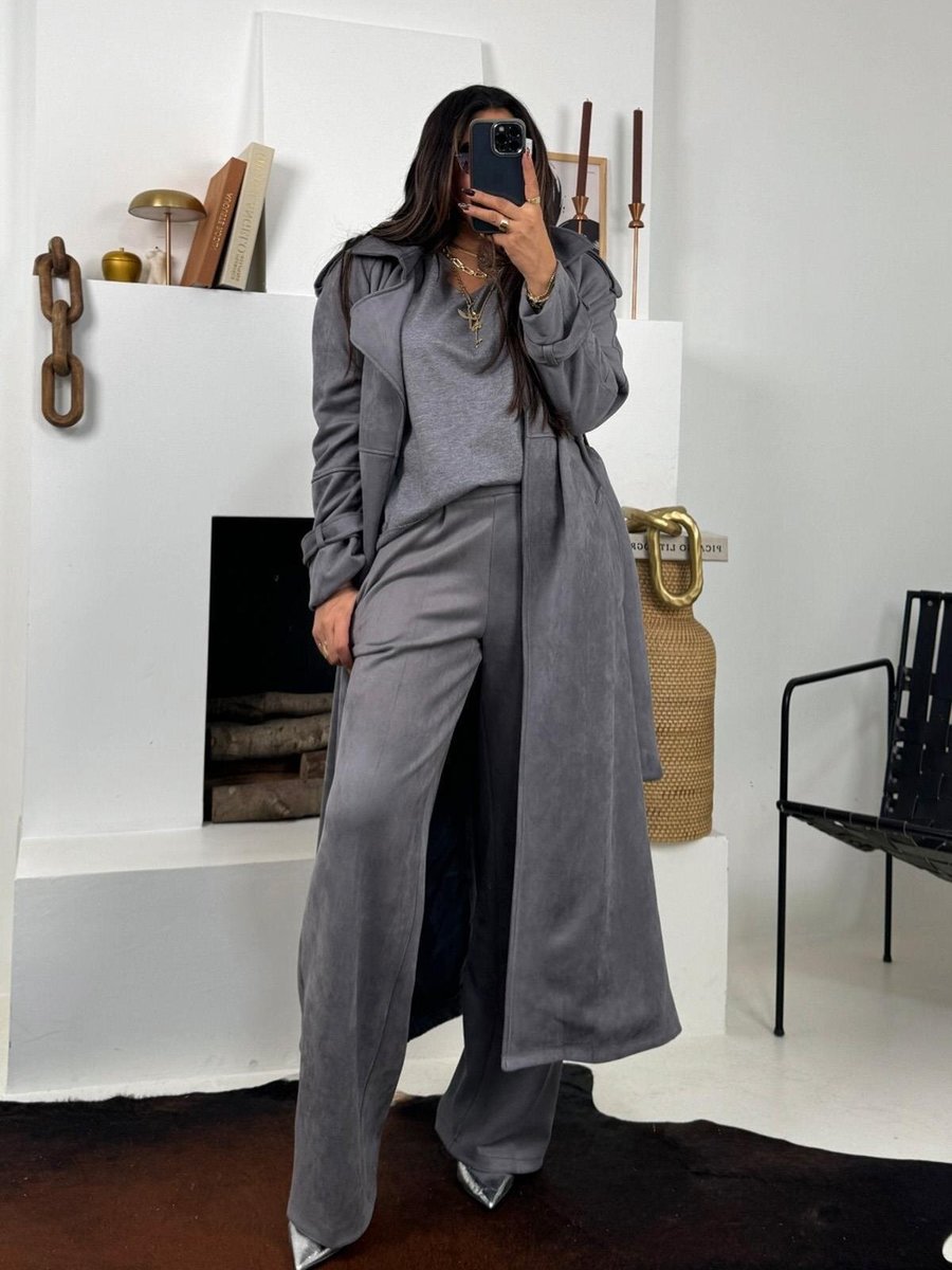 Sohotique By P Gri Güderi Trençkot Model Kaban
