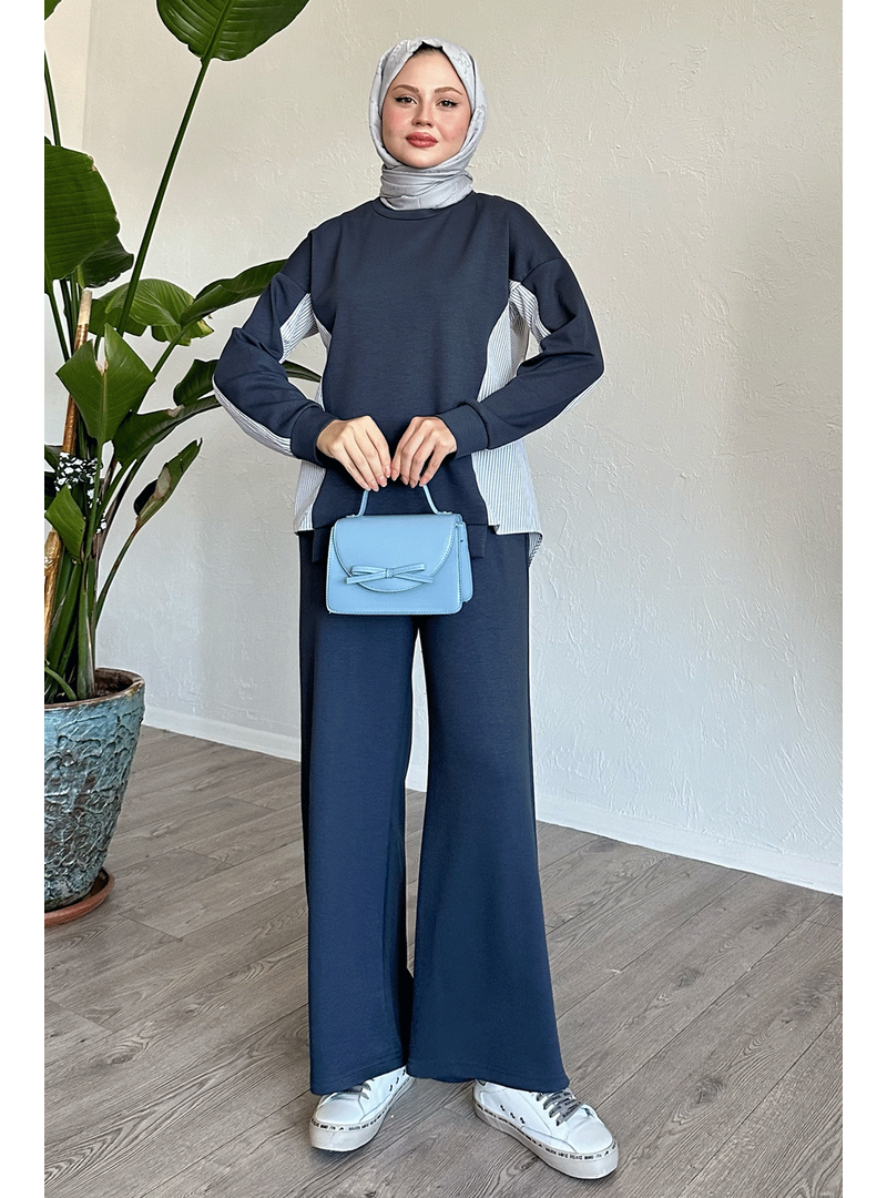 InStyle Füme Gömlek Garnili İkili Takım