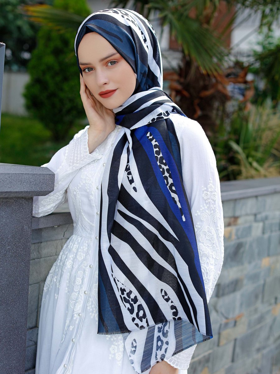 Şalevi Şal Evi Zebra Siyah