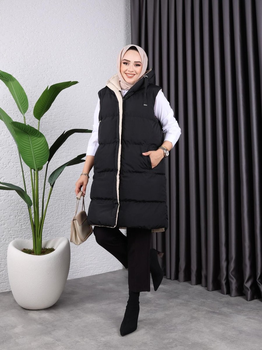 Harman Butik Kadın Çift Tarı Giyilebilir Şişme Yelek