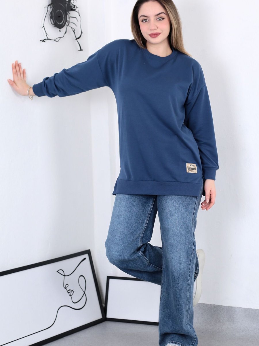 Modapelsu Kadın İplik Sweatshirt