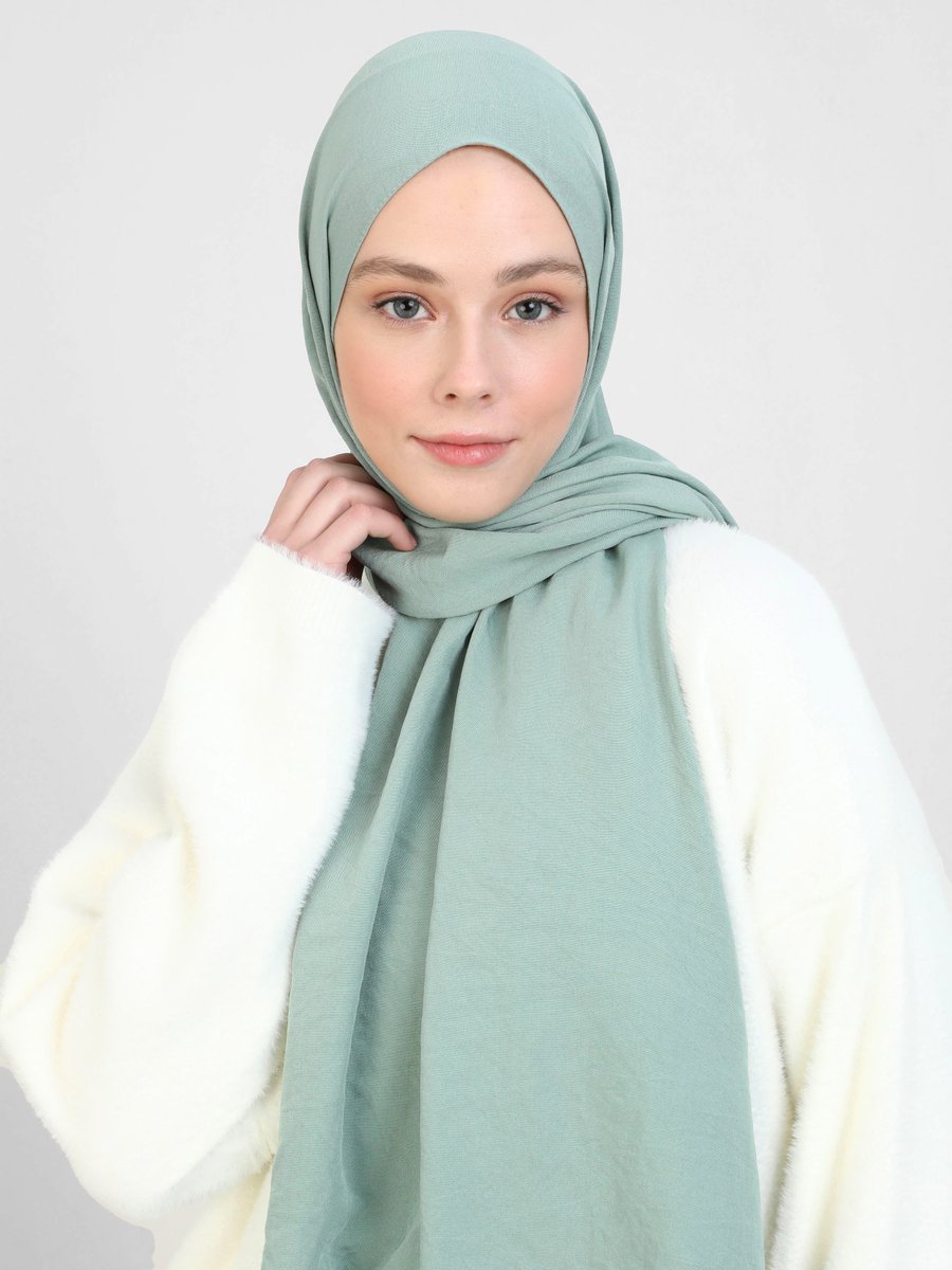 Miray Mint Pamuk Cazz Şal