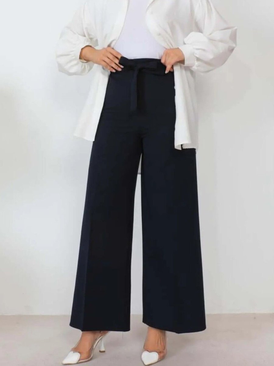 Mizan Moda Rahat Giyilebilir Bol Paça Pantolon