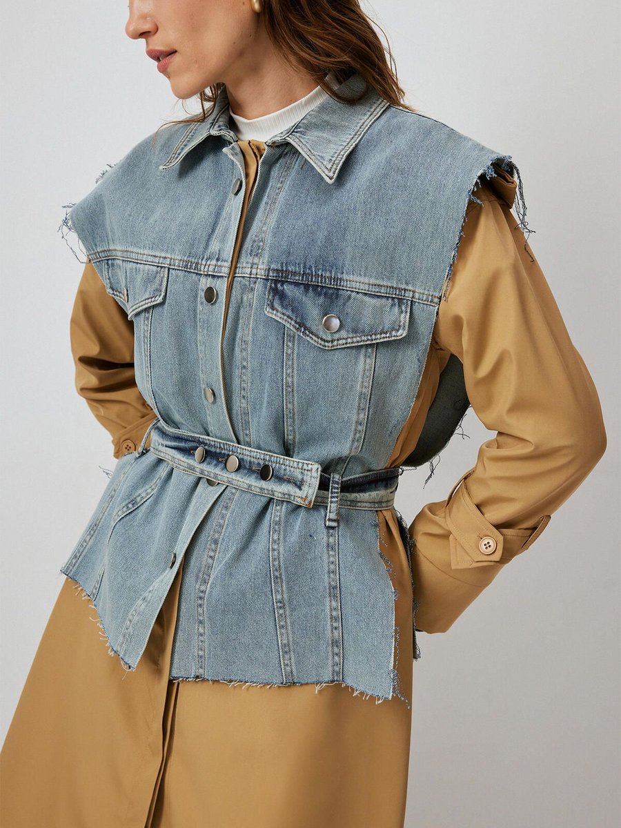 Touche Prive Denim Garnili Trençkot