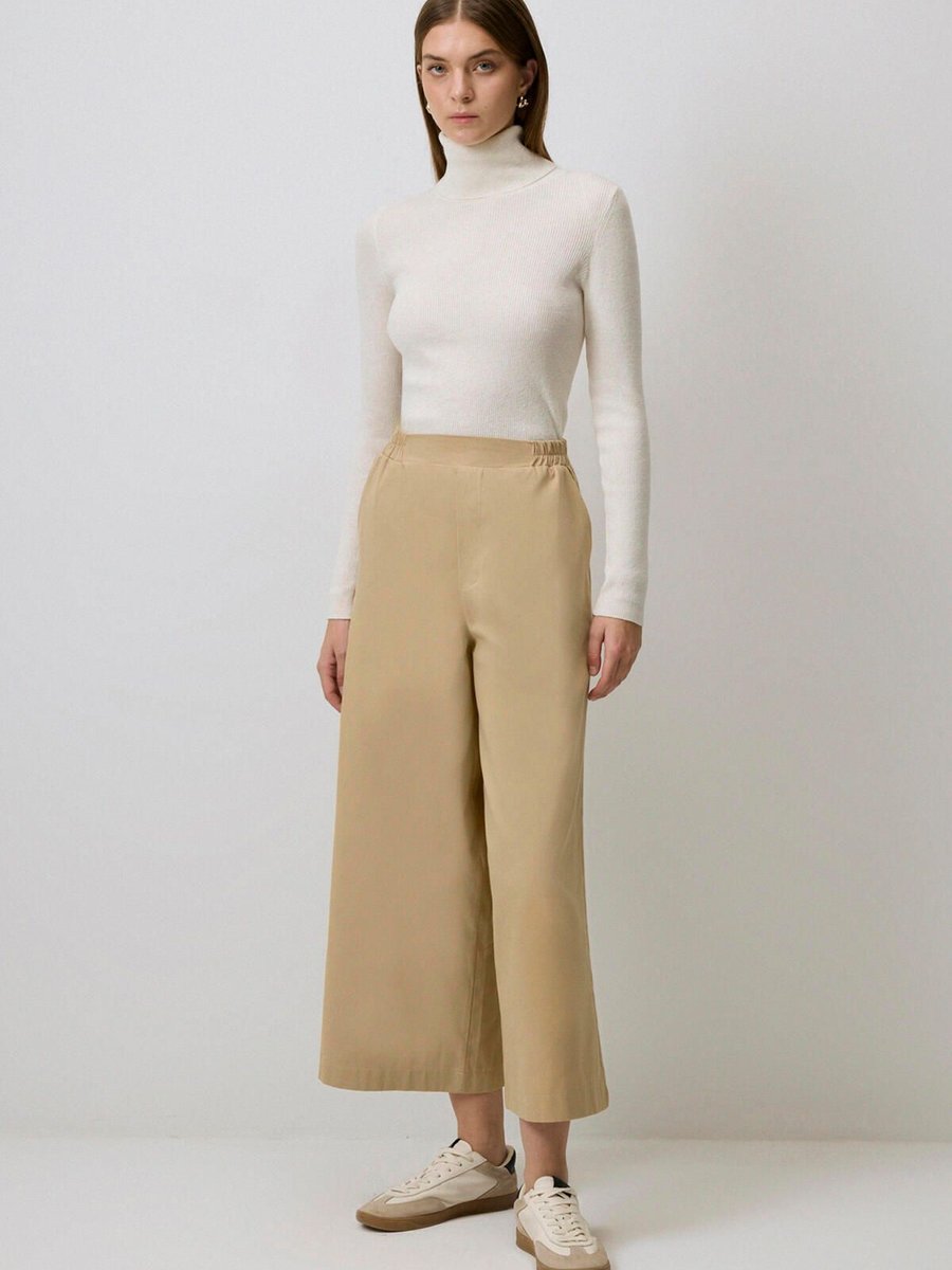Touche Prive Bol Paça Gabardin Pantolon