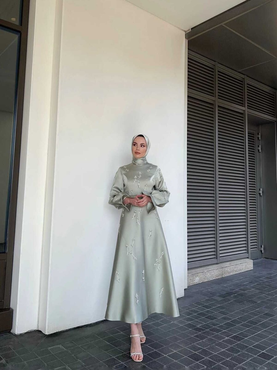 Nur Moda Tekstil Defne Model Tasarım Abiye Elbise