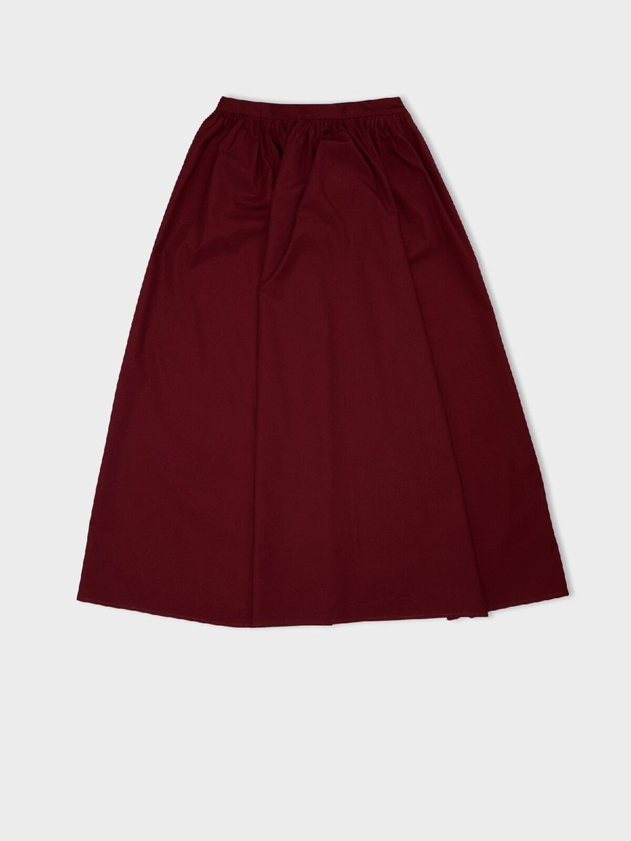 Defacto A Kesim Beli Fermuarlı Basic Düz Poplin Kumaş Maxi Etek E0464ax24au