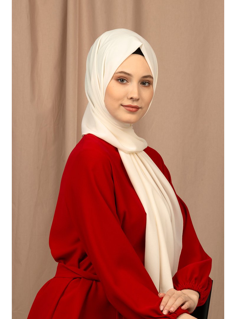 ŞALESS Krem Krep Şal