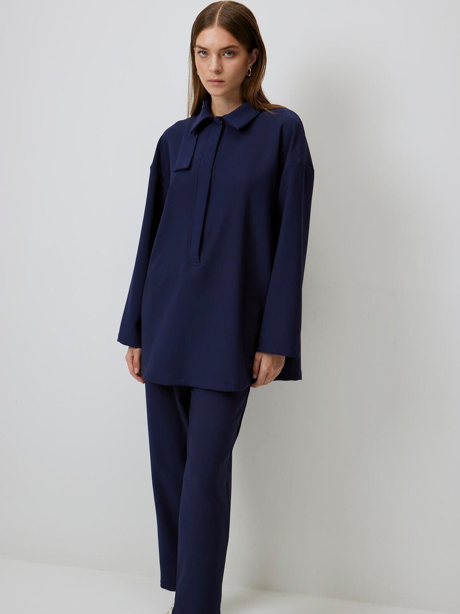 Touche Prive Tunik Pantolon Krep Takım