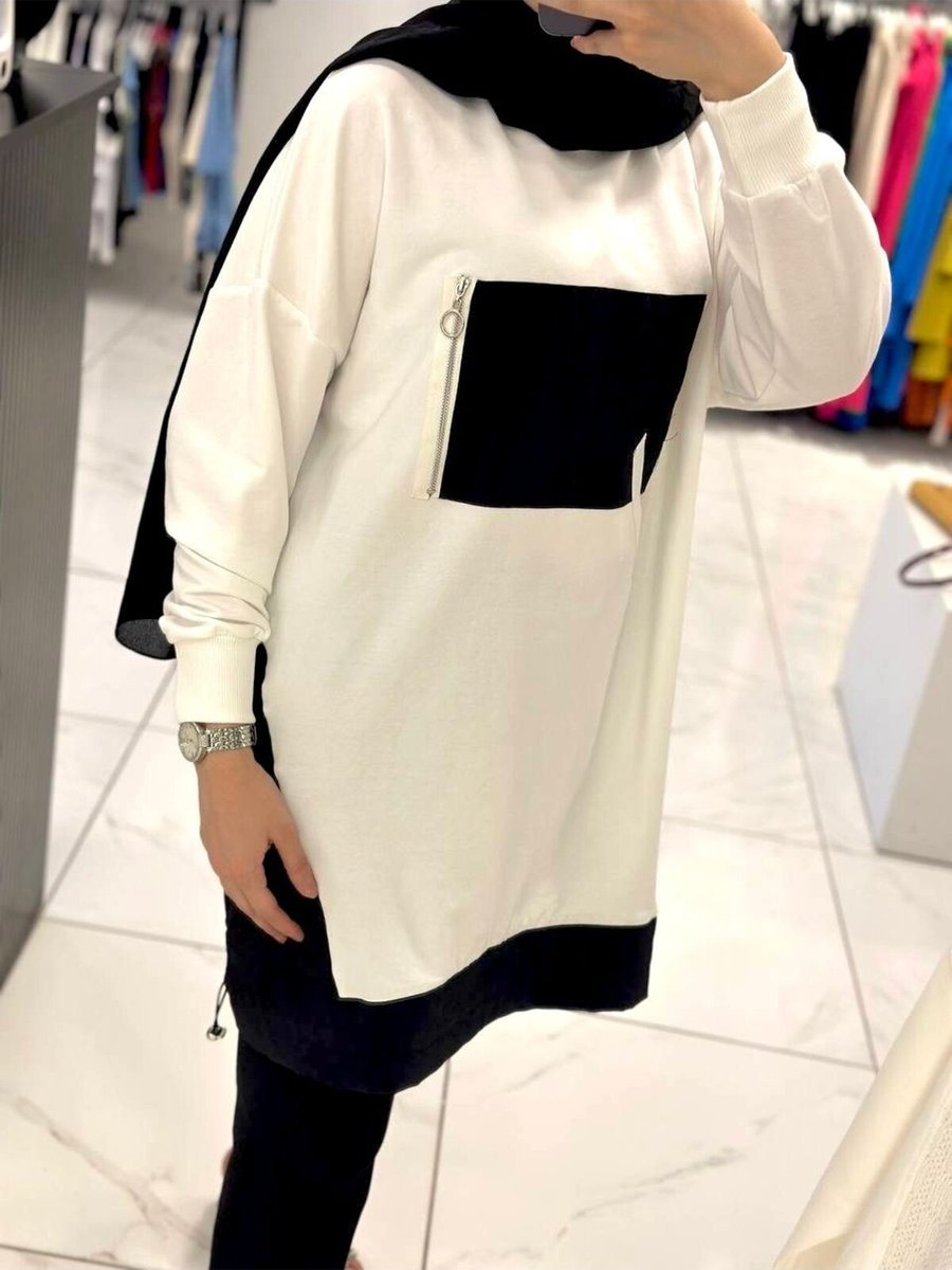 Puane Paraşüt Detaylı Sweat