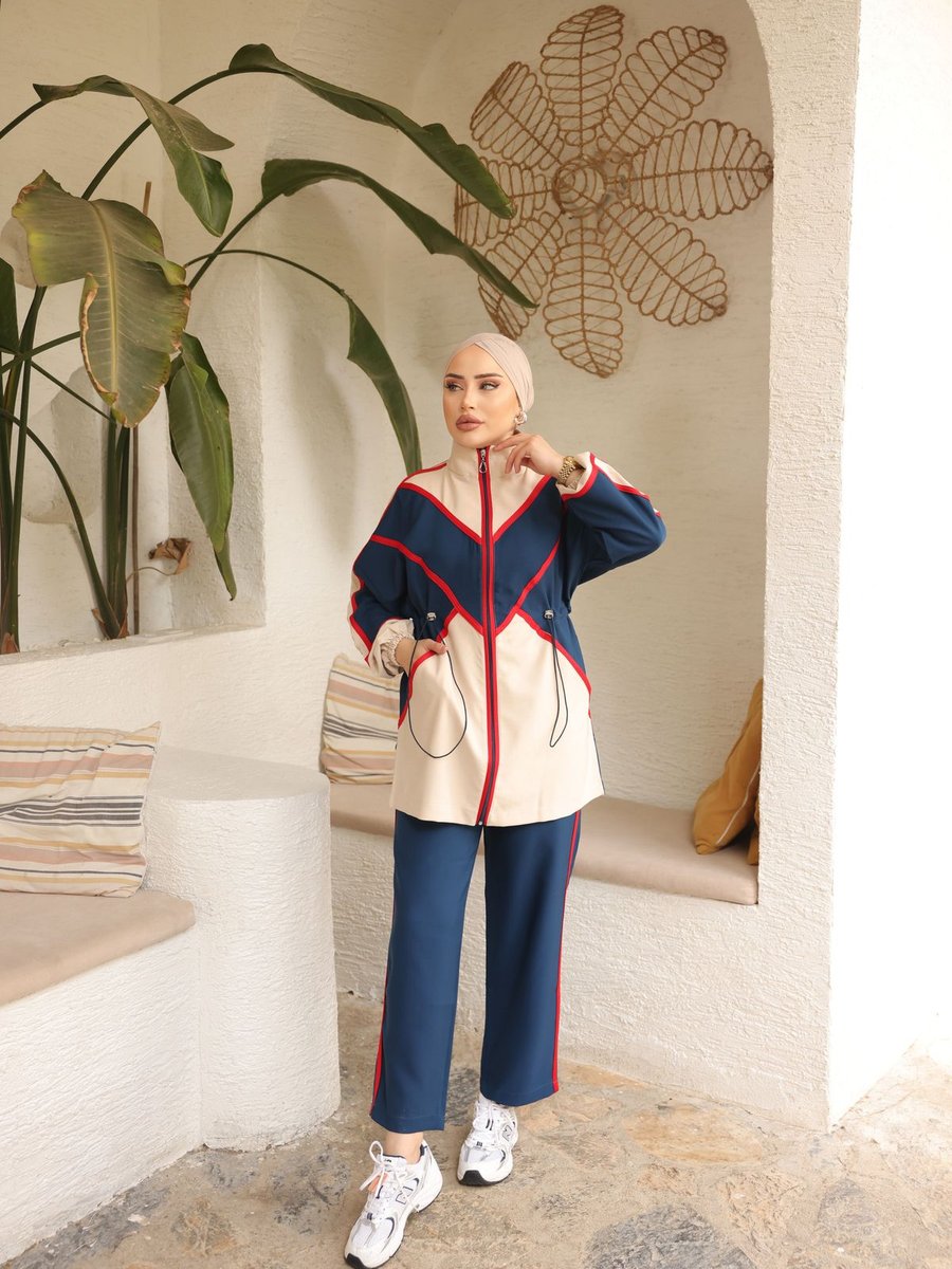 Mimi Luxury Wear Tunik Pantolon Double Crep İkili Takım