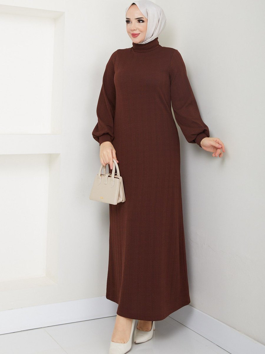 Şanel Moda Balıkçı Yaka Elbise